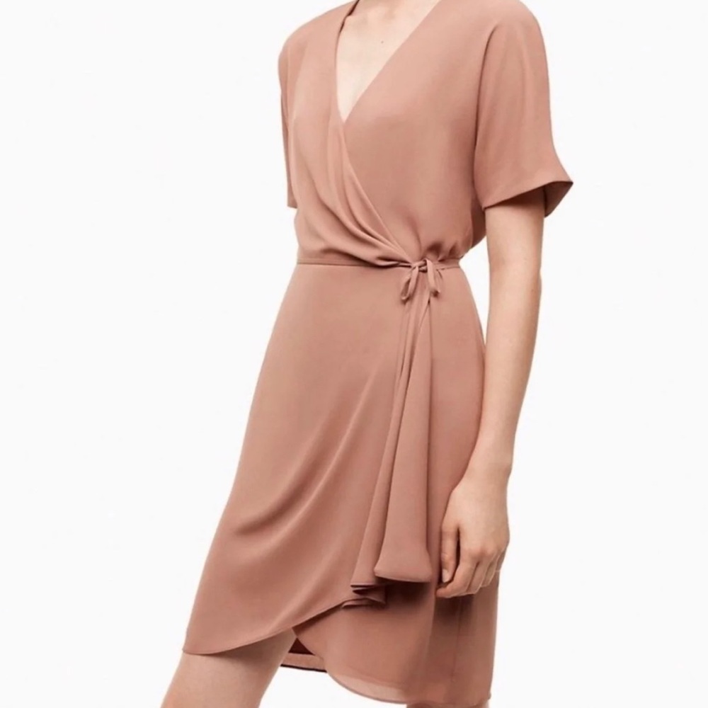 Babaton Wrap Dress from Aritzia